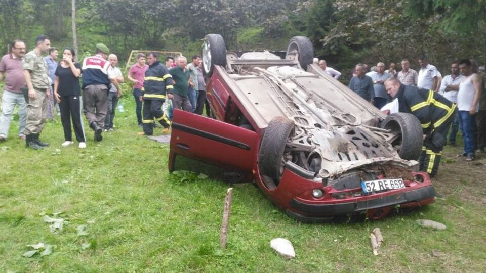 Cenaze dönüşü kaza yaptı, kurtarılamadı!