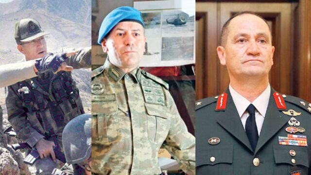 3 cephenin komutanları!