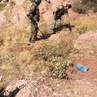 Şemdinli'de toprağa gömülü patlayıcılar imha edildi