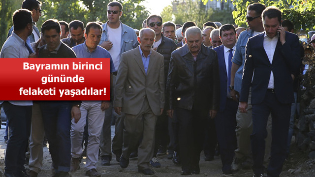 Başbakan Yıldırım Erzincan'daki o köyü ziyaret etti