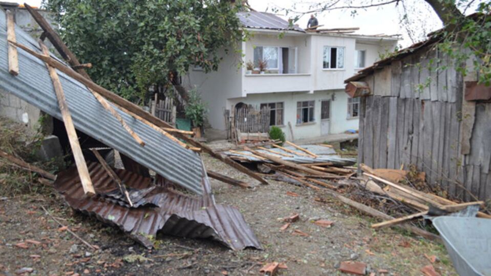 Samsun'da hortum dehşeti!