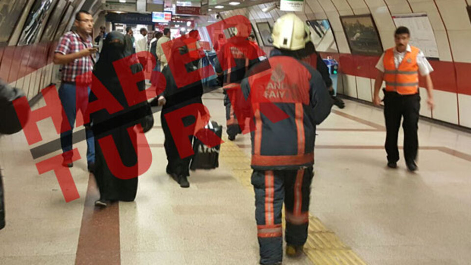İstanbul metrosunda intihar girişimi