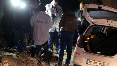 Kaza ihbarı için gittiler cesetle karşılaştılar!