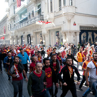 Galatasaray taraftarı Vodafone Arena'ya böyle gitti