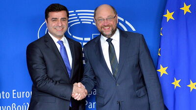 Demirtaş, AP Başkanı Schulz'la görüştü