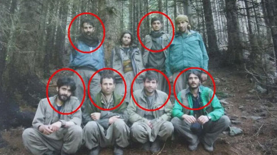 PKK'lı teröristlerden geriye bu fotoğraf kaldı