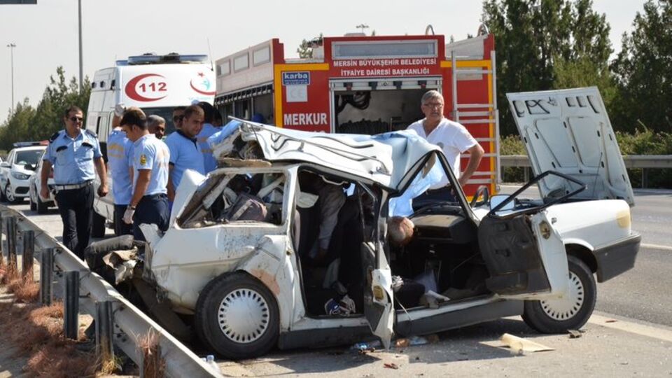 Düğün dönüşü feci kaza!