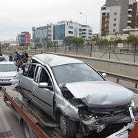Bursa'da zincirleme kaza! Tam 9 araç...