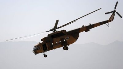 Afganistan'da askeri helikopter düştü: 8 ölü