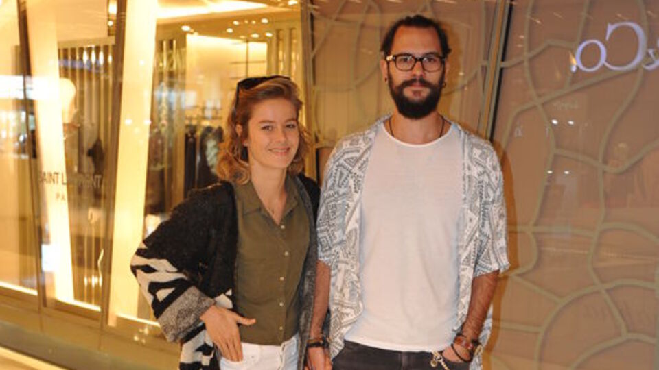 Romantik çiftin akşam yemeği