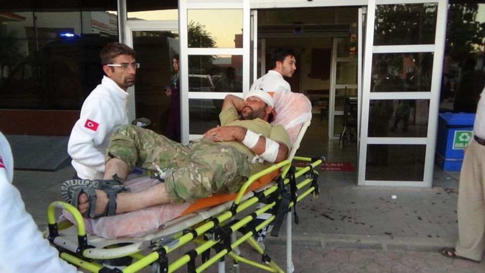 10 ÖSO askeri hastaneye kaldırıldı