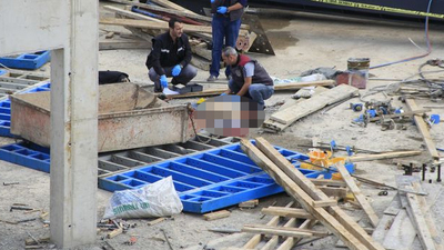 Vince bağlı sepet düştü, 2 işçi öldü