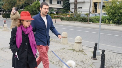 Bebek'te romantik yürüyüş