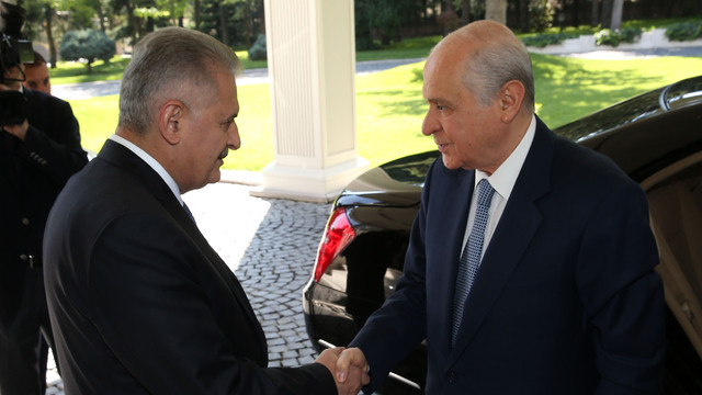 Binali Yıldırım ile Devlet Bahçeli görüşmesi sona erdi!
