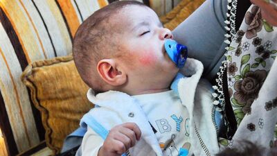 Salih bebek ilik bekliyor!