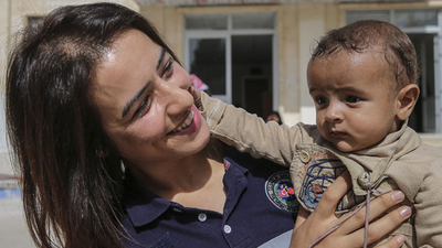 Cerablus'un 'meleği' Sibel Öztürk