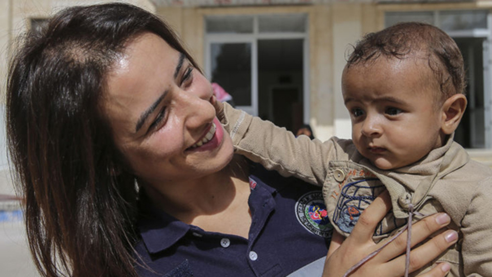 Cerablus'un 'meleği' Sibel Öztürk