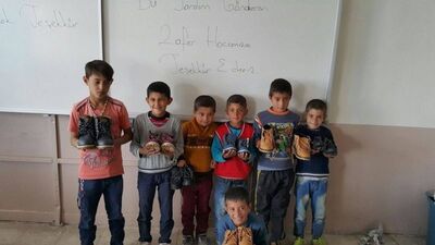 Öğrencileri sıcak bir kış geçirsin diye...