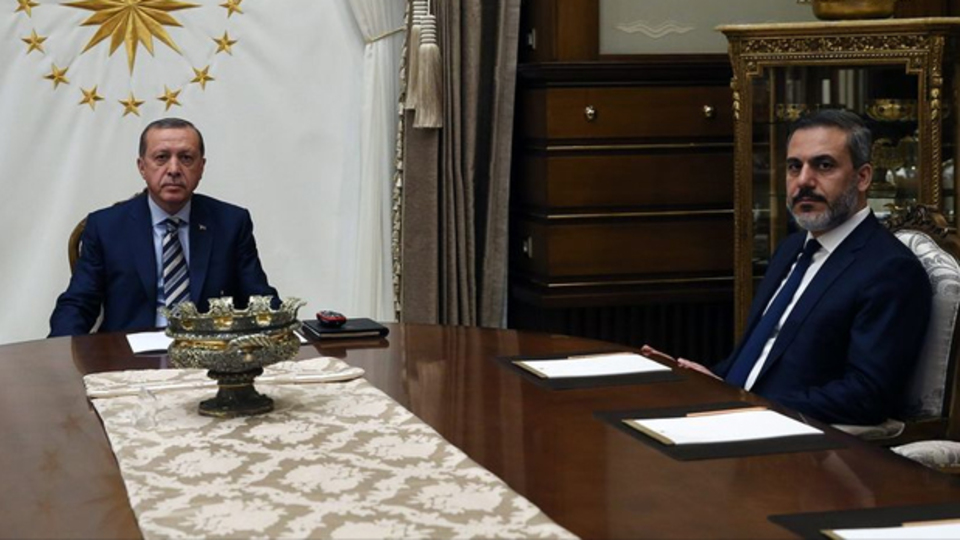 Cumhurbaşkanı Erdoğan Hakan Fidan'ı kabul etti