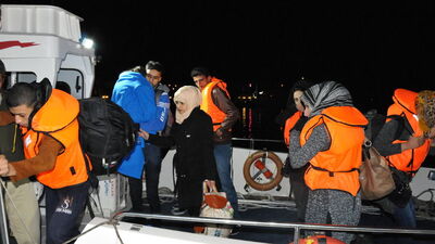 Çanakkale'de 45 yabancı uyruklu yakalandı!