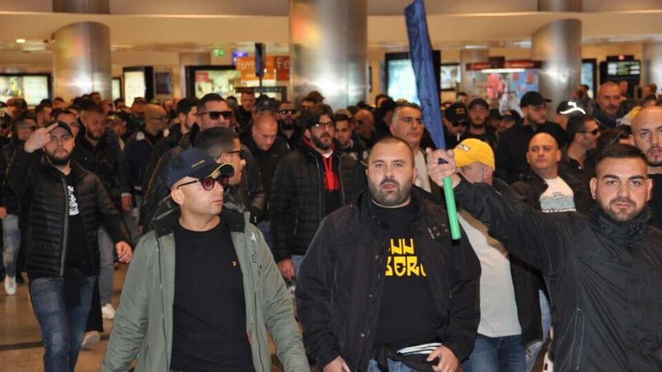 Beşiktaş - Napoli maçı öncesi kavga!