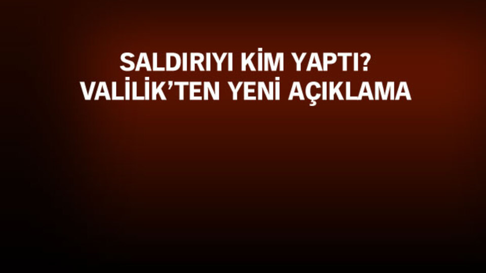 Diyarbakır Valiliği: Saldırıyı Kemal kod adlı terörist gerçekleştirdi