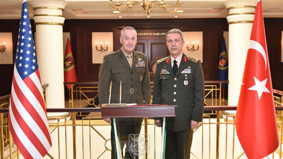 Org. Akar ve Dunford görüşmesi sona erdi! İşte detaylar...