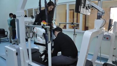 Felçli hastalara 'Wolkbot' robot ile yürüme umudu doğdu