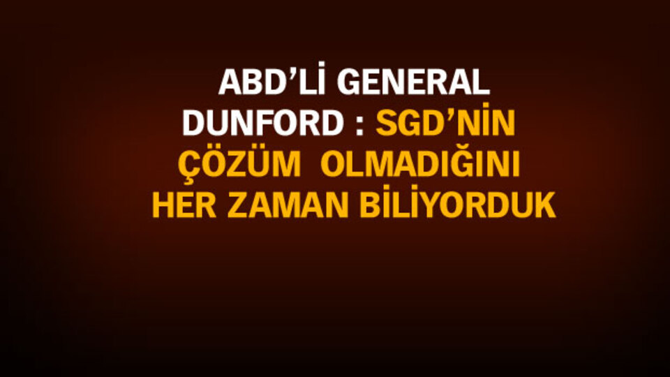 "Türkiye ile ABD anlaştı"