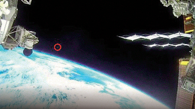 Canlı yayında UFO sansürü!