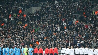Beşiktaş'tan sessiz tezahürat