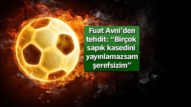 TFF'ye FETÖ'den suç duyurusu!