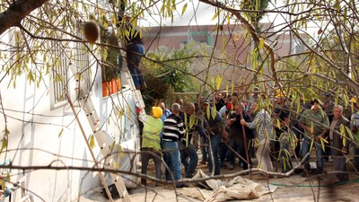 Çığlıkları duyanlar oraya koştu!