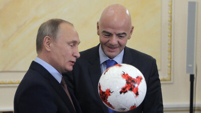 Infantino Rusya'da!