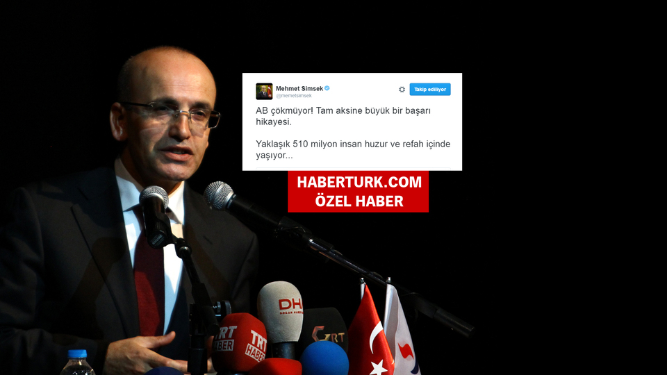 Mehmet Şimşek, "AB çöküyor" tezine böyle yanıt verdi!