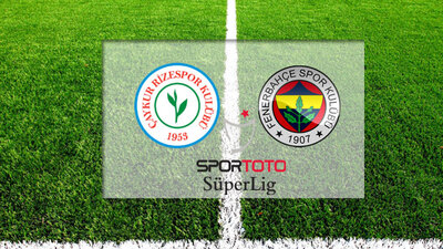 Fenerbahçe, Çaykur Rizespor'a konuk oluyor
