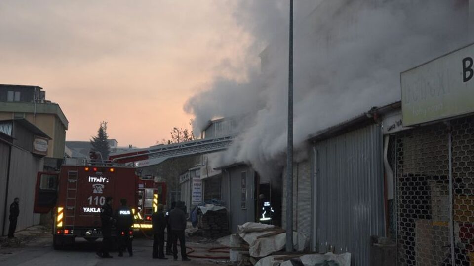 Bursa'da korkutan yangın