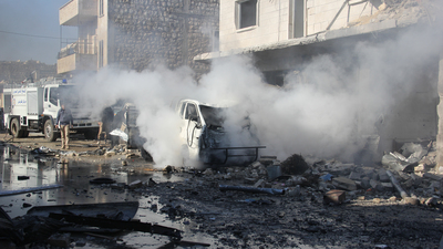 İdlib'de hava saldırısı: 68 ölü, 78 yaralı