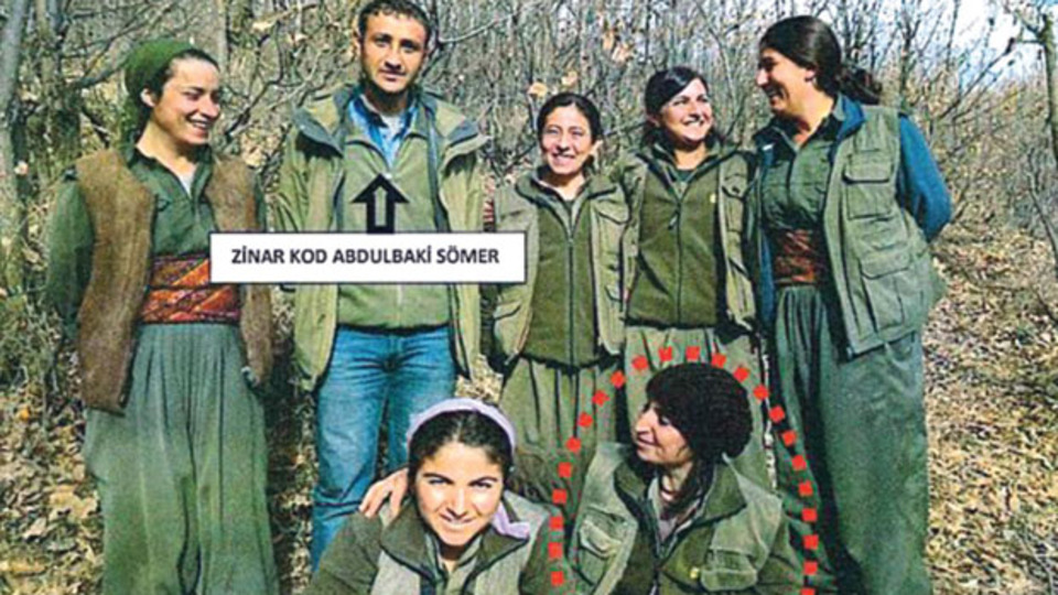 Öldürülen teröristin üzerinden çıkan fotoğrafta dikkat çeken detay!