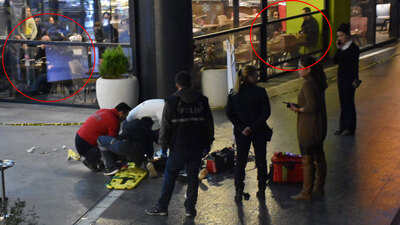 O hayatta kalma savaşı verirken kahve keyiflerine devam ettiler!