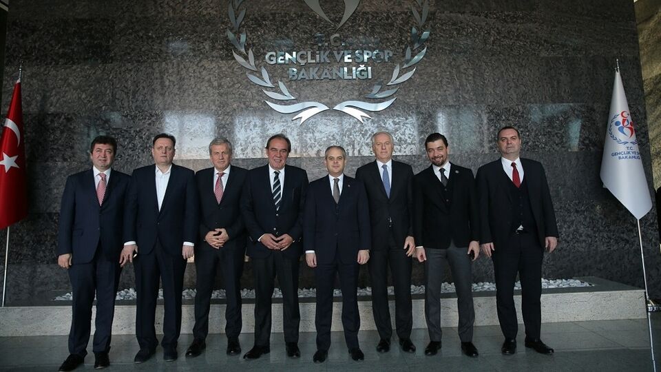 TFF ve TBF'den Bakan Kılıç'a ziyaret