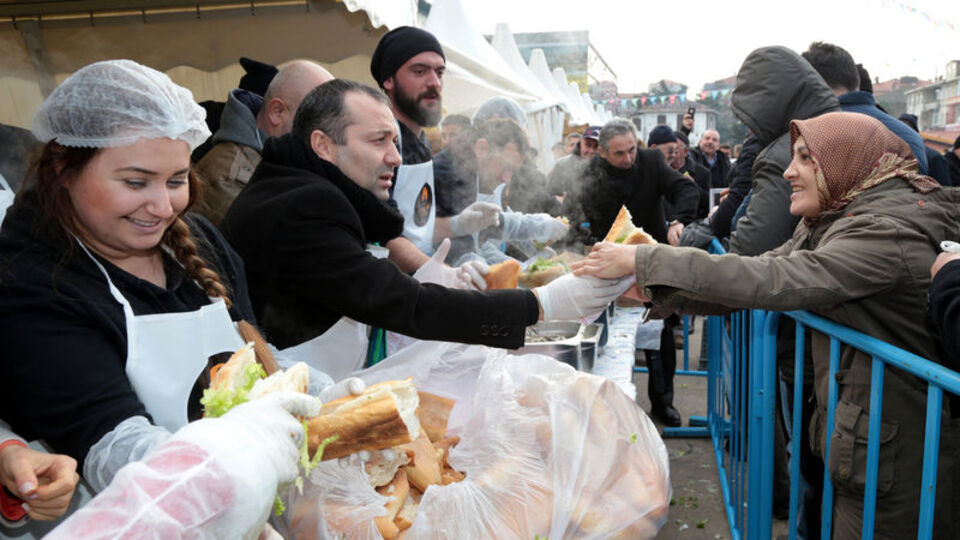Ümraniye'de Hamsi ve Kültür Festivali düzenlendi