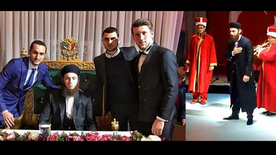 Osmanlısporlu futbolcu böyle evlendi