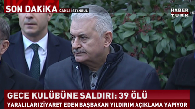 Başbakan'dan teröristin kimliğine ilişkin açıklama