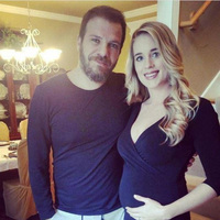 Kızıyla ilk fotoğraf!