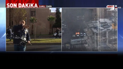 İzmir Adliyesi'nde bombalı araçla saldırı! 2 şehit!