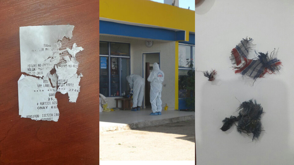 Parçalanmış kredi kartı slipini tek tek birleştirince...