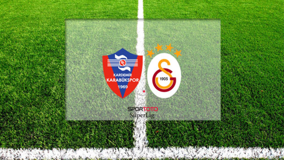 Galatasaray ile Kardemir Karabükspor 18. randevuda