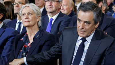 Fransa'da cumhurbaşkanlığı adayı ve eşi sorgulandı