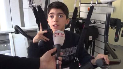 En büyük hayali koşmak ve Arda Turan'la top oynamak